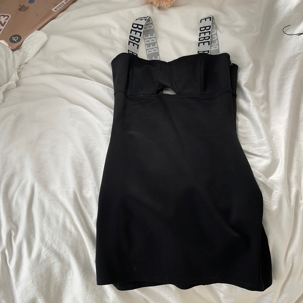 Bebe black mini dress size medium